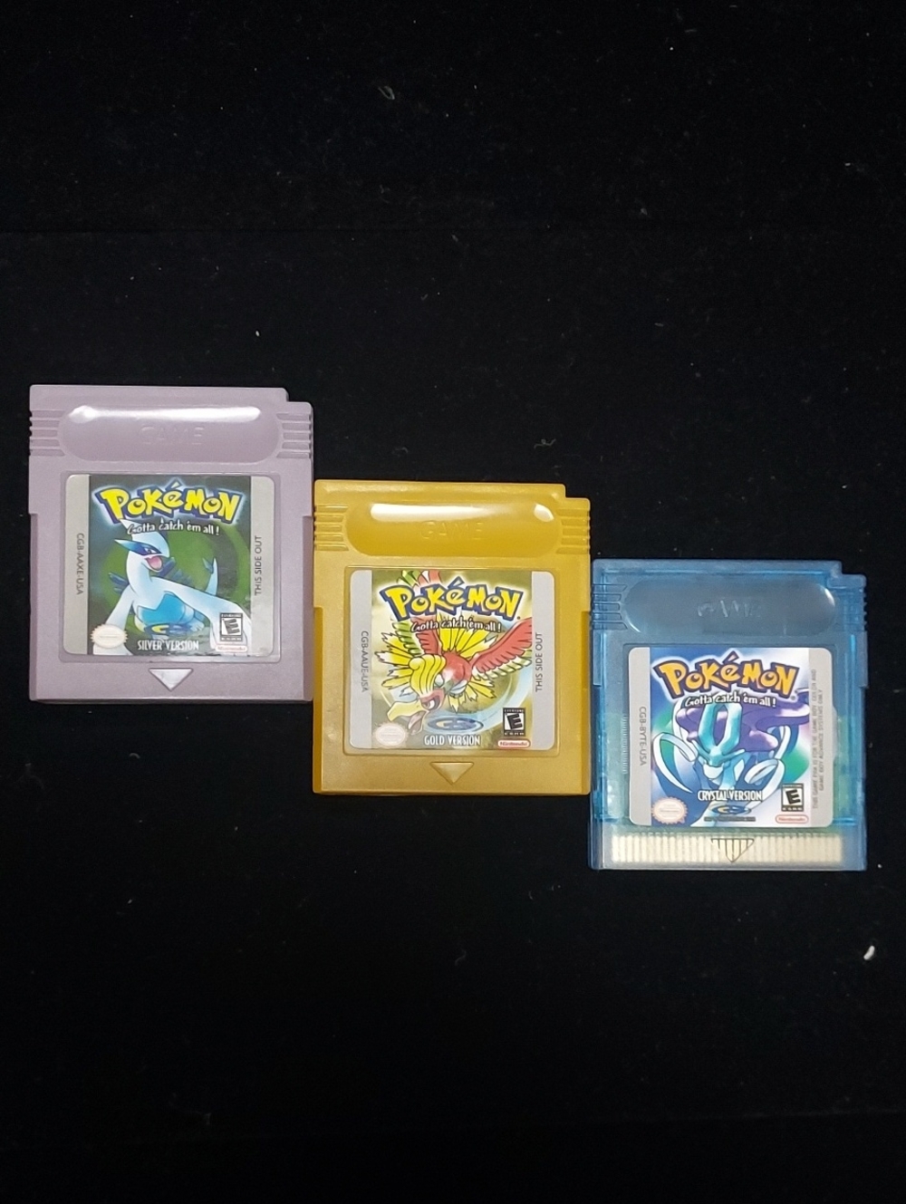 Pokémon Game Boy Color Set - Silver, Gold, Crystal